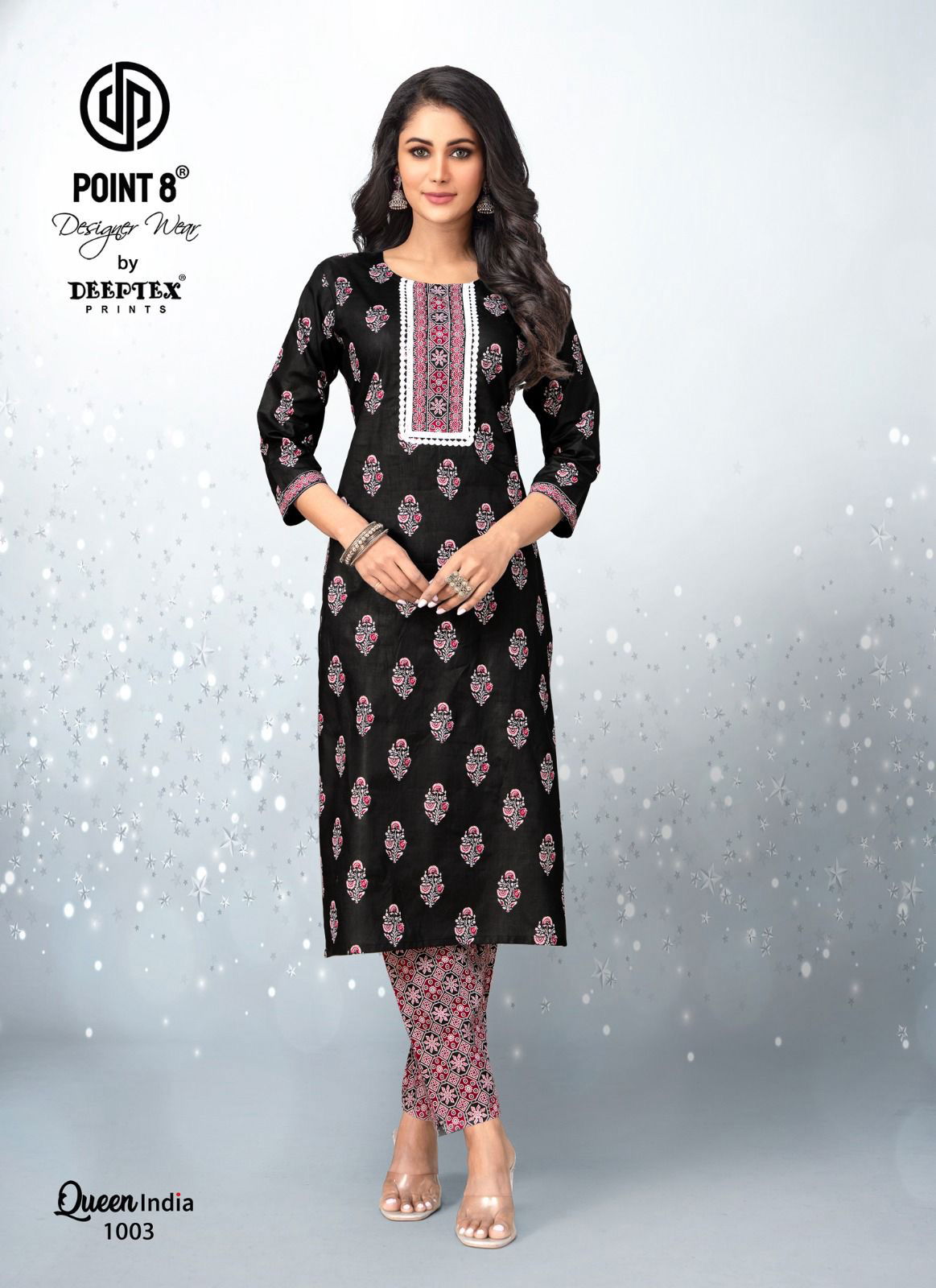 Queen India Vol 10 By Deeptex Cotton Printed Kurti With Bottom Wholesale Online